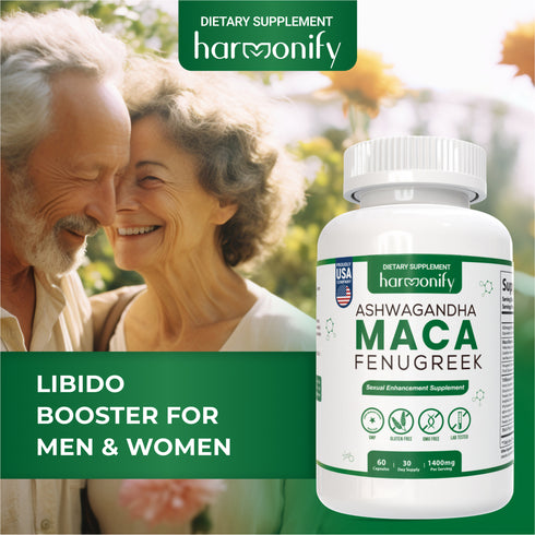 HARMONIFY Maca & Fenugreek Sexual Enhancement Supplement